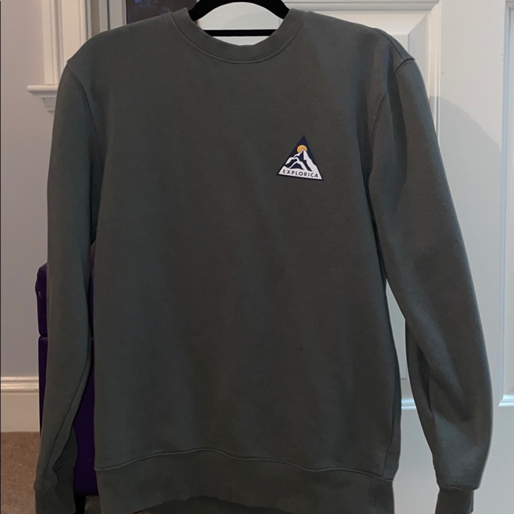 Green Vintage Explorica Crewneck